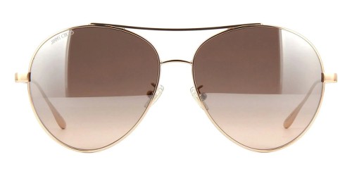Jimmy Choo NORIA/F/S - BKUG4 - 61 Occhiali da sole Gold Pilot (Aviator)