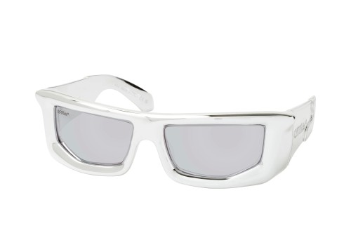 Off-White OERI074 VOLCANITE - 7272 - 58 Occhiali da sole Silver Square