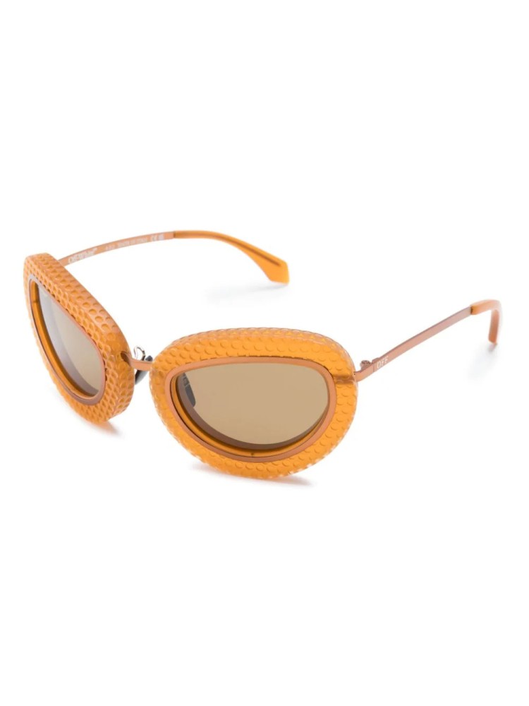 Off-White OERI099 TOKYO - 2764 - 52 Occhiali da sole Brown Oval