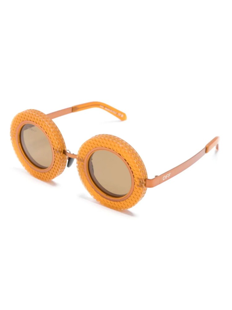 Off-White OERI100 CHICAGO - 2764 - 41 Occhiali da sole Brown Round
