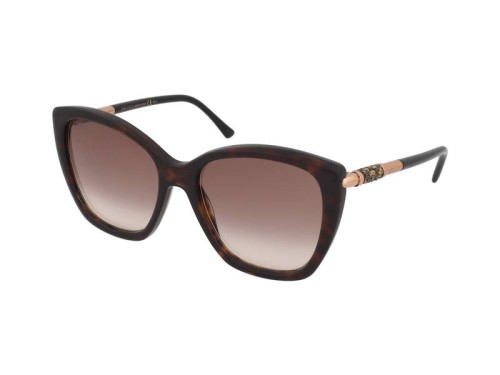 Jimmy Choo ROSE/S - 086HA - 55 Occhiali da sole Havana Cat Eye