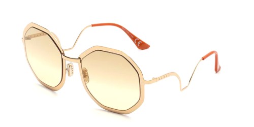 Marni SJP Kamiora Mine Oro - 58 Occhiali da sole Gold Square