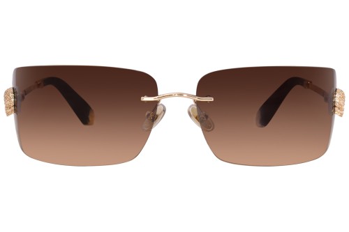 Philipp Plein SPP027S IRRESISTIBLE CANNES - 300Y Occhiali da sole Gold Square