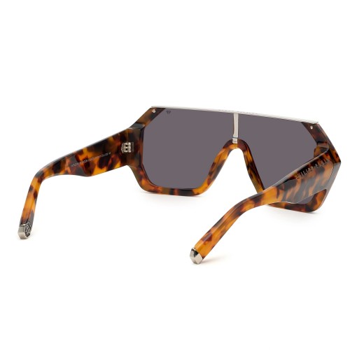 Philipp Plein SPP047 HEXAGON CAMOU - 0728 Occhiali da sole Havanna Flat Top