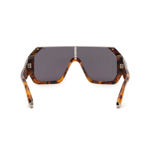 Philipp Plein SPP047 HEXAGON CAMOU - 0728 Occhiali da sole Havanna Flat Top