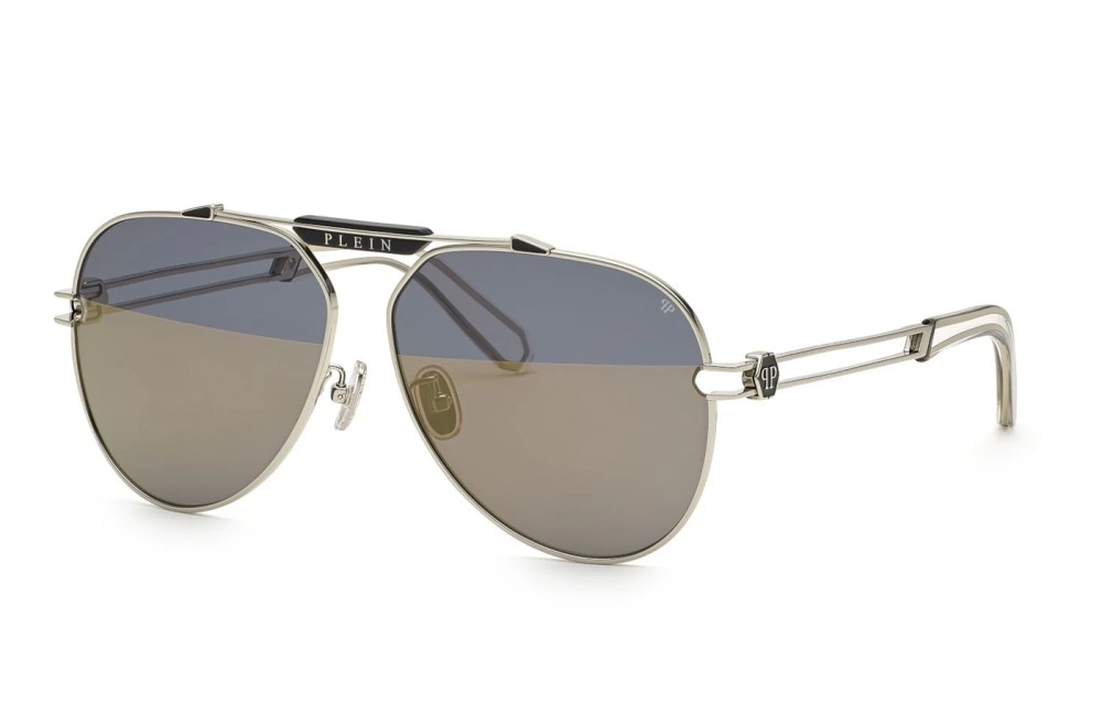 Philipp Plein SPP048 GOLDEN PLEIN SEVENTIES - 0K07 - 62 Occhiali da sole Pilot (Aviator)