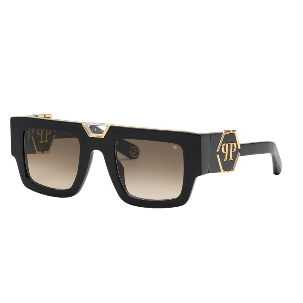 Philipp Plein SPP092 GLOOM - 0700 - 50 Occhiali da sole Black Square