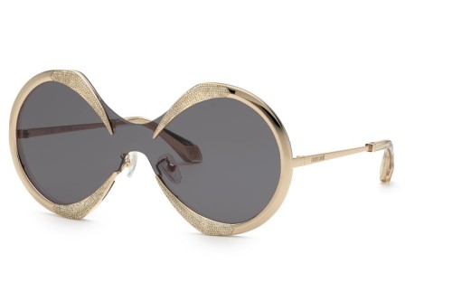 Roberto Cavalli SRC011S - 0300 Occhiali da sole Gold Round