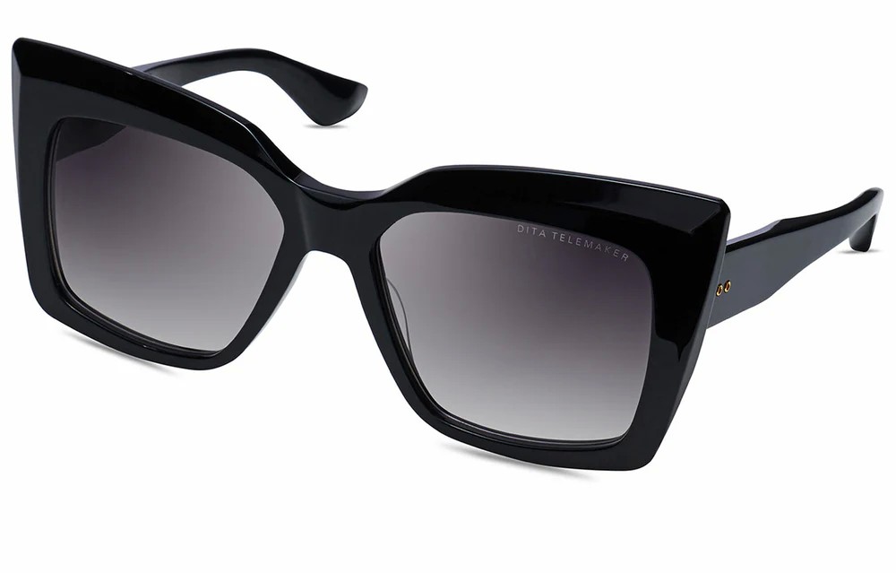 Dita TELEMAKER DTS704-A - 01 - 57 Occhiali da sole Black Cat Eye