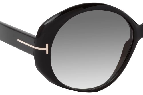 Tom Ford FT0848 TERRA - 01B - 63 Occhiali da sole Black Oval
