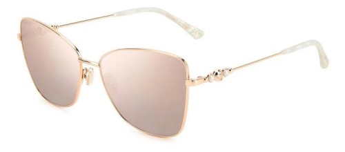 Jimmy Choo TESO/S - DDB2S - 59 Occhiali da sole Gold Cat Eye