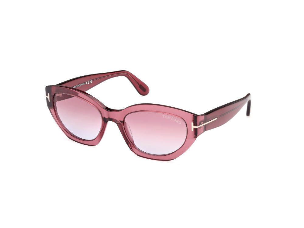 Tom Ford FT1086 PENNY - 66Y - 55 Occhiali da sole Pink Cat Eye
