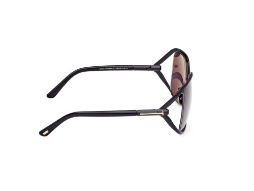 Tom Ford FT1092 GOLDIE - 01A - 60 Occhiali da sole Black Pillow (Rounded)