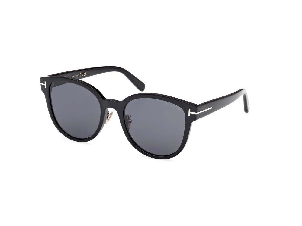 Tom Ford FT1137-K ECO - 01A - 55 Occhiali da sole Black Pillow (Rounded)
