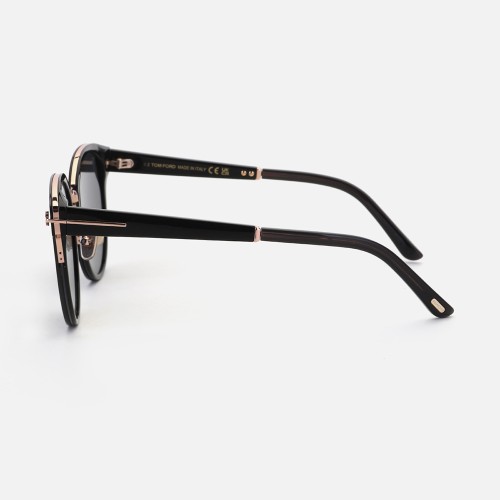 Tom Ford FT1138-K - 01A - 55 Occhiali da sole Black Pillow (Rounded)