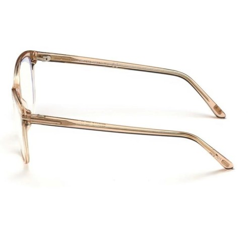 Tom Ford TF5544-B - 072 - 55 - CON LENTI CON FILTRO LUCE BLU-VIOLETTA Montature ottiche Brown Cat Eye