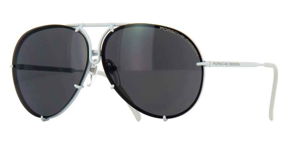 Porsche Design P8478 - P - 60 Occhiali da sole White Pilot (Aviator)
