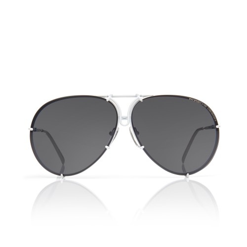 Porsche Design P8478 - P - 60 Occhiali da sole White Pilot (Aviator)