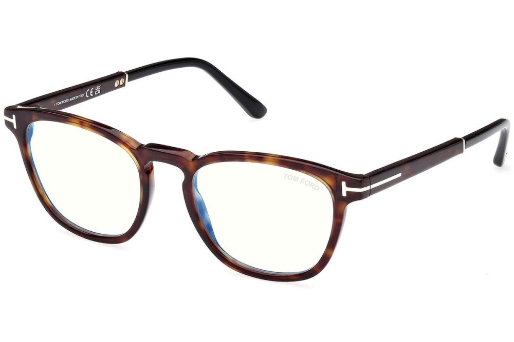Tom Ford TF5890-B ECO - 056 - 51 Montature ottiche Havanna Rounded