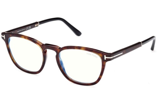 Tom Ford TF5890-B ECO - 056 - 51 Montature ottiche Havanna Rounded