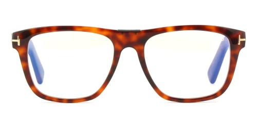 Tom Ford TF5902-B ECO - 054 - 54 - CON LENTI CON FILTRO LUCE BLU-VIOLETTA Montature ottiche Havanna Square