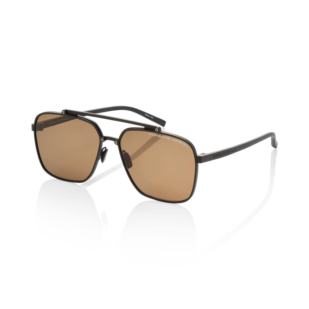 Porsche Design P8937 - A - 59 Occhiali da sole Black Pilot (Aviator)