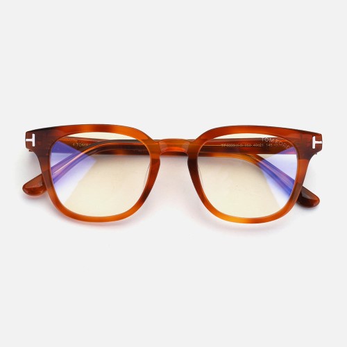 Tom Ford TF5999-K-B - 053 - 49 - CON LENTI CON FILTRO LUCE BLU-VIOLETTA Montature ottiche Havanna Square