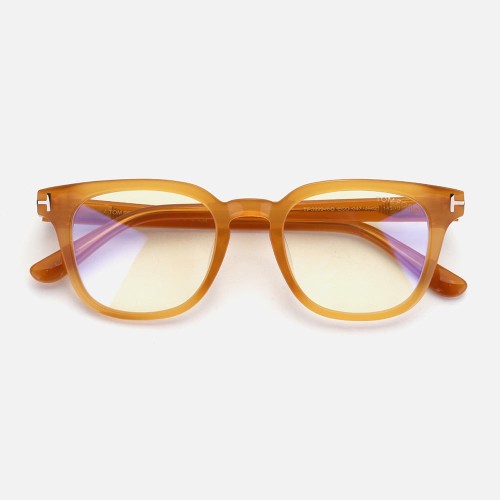 Tom Ford TF5999-K-B ECO 49 - 047 - 49 - CON LENTI CON FILTRO LUCE BLU-VIOLETTA Montature ottiche Brown Square