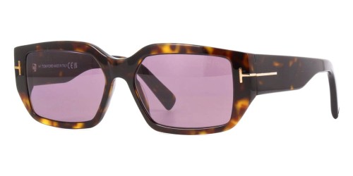 Tom Ford FT0989 ECO SILVANO-02 - 52Y - 56 Occhiali da sole Havanna Square