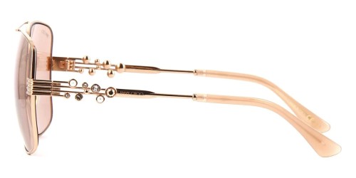 Jimmy Choo TONIA/S - BKU2S - 61 Occhiali da sole Rose gold Pilot (Aviator)