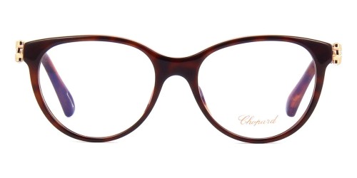 Chopard VCH268S - 09XK - 53 Montature ottiche Brown Pillow (Rounded)