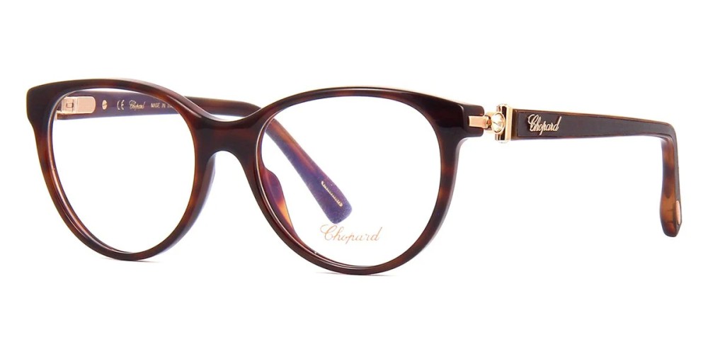 Chopard VCH268S - 09XK - 53 Montature ottiche Brown Pillow (Rounded)