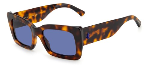 Jimmy Choo VITA/S - 086KU - 54 Occhiali da sole Havana Square