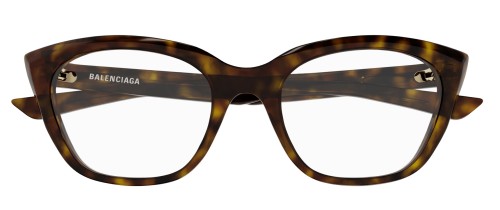 Balenciaga BB0219O - 002 - 51 Montature ottiche Havana Cat Eye