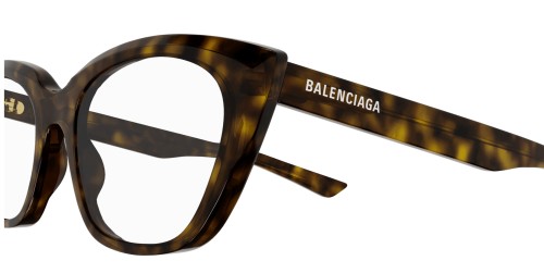 Balenciaga BB0219O - 002 - 51 Montature ottiche Havana Cat Eye