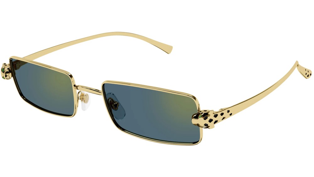 Cartier CT0473S - 003 - 54 Occhiali da sole Gold Square