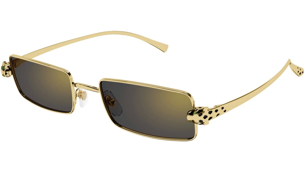 Cartier CT0473S - 001 - 54 Occhiali da sole Gold Square