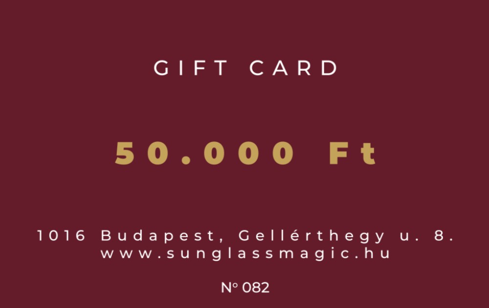 Sunglass Magic Ajándékkártya 50.000 Ft Buono regalo