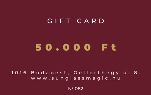 Sunglass Magic Ajándékkártya 50.000 Ft Buono regalo