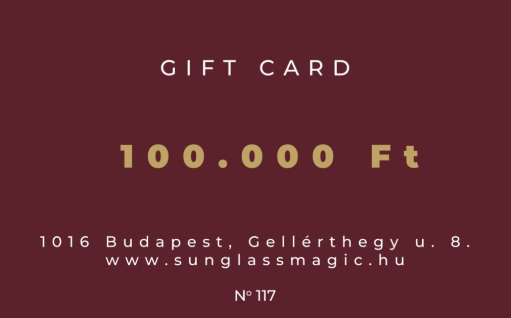 Sunglass Magic Ajándékkártya 100.000 Ft Buono regalo