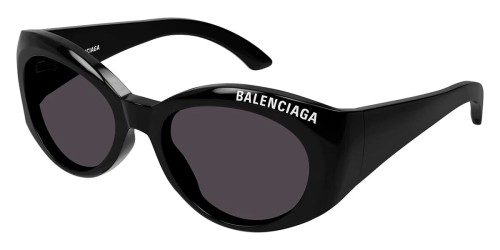 Balenciaga BB0267S - 001 - 57 Occhiali da sole Black Oval