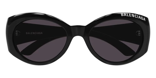 Balenciaga BB0267S - 001 - 57 Occhiali da sole Black Oval