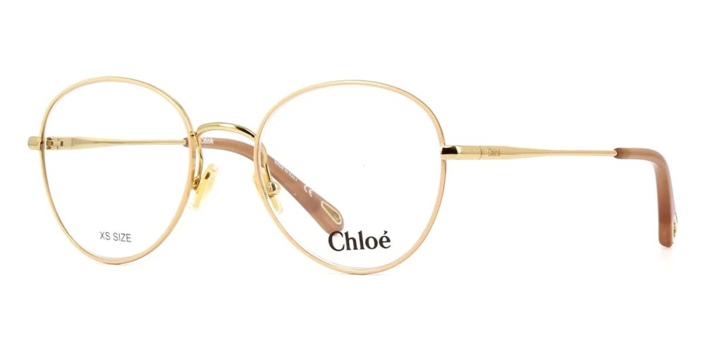 Chloé CH0021O - 009 - 50 Montature ottiche Gold Pillow (Rounded)