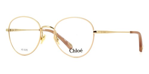 Chloé CH0021O - 009 - 50 Montature ottiche Gold Pillow (Rounded)