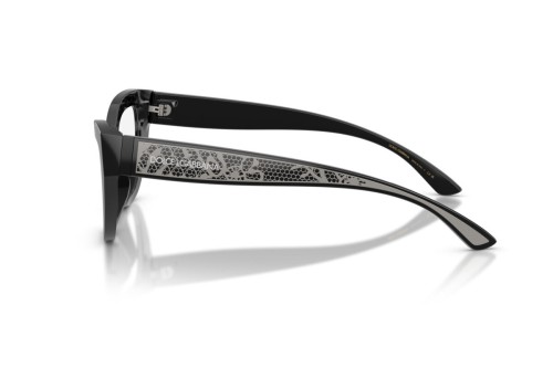 DOLCE & GABBANA DG3412 - ​501 - ​53 Montature ottiche Noir Cat Eye (Chat)