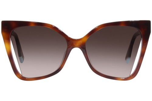 Fendi FE40010U - 53F - 55 Occhiali da sole Havanna Cat Eye