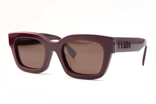 Fendi FE40119F - 69E - 53 Occhiali da sole Purple Square