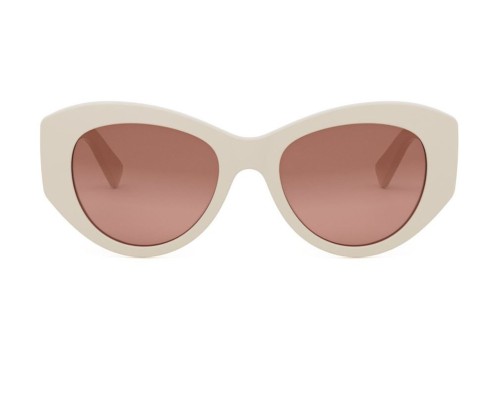 Bvlgari BV40050I - 25F - 52 Occhiali da sole White Cat Eye