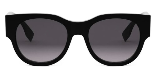 Fendi FE40147I - 01B - 53 Occhiali da sole Black Round