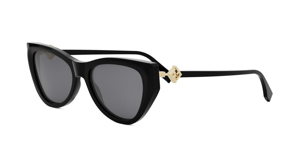Fendi FE40149I - 01A - 54 Occhiali da sole Black Cat Eye